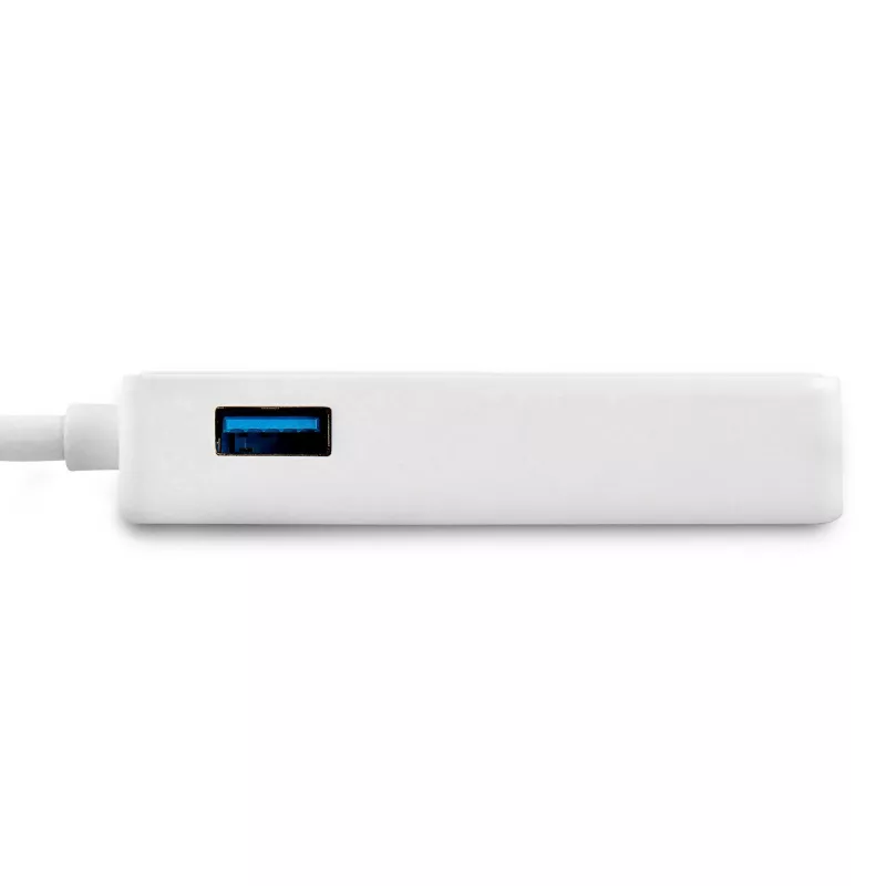 StarTech.com USB 3.0 do Gigabit Ethernet Adapter NIC z portem USB - Biały