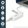 StarTech.com USB 3.0 do Gigabit Ethernet Adapter NIC z portem USB - Biały