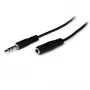 StarTech.com 2m cienki 3.5mm Stereo Extension Audio kabel - M/F