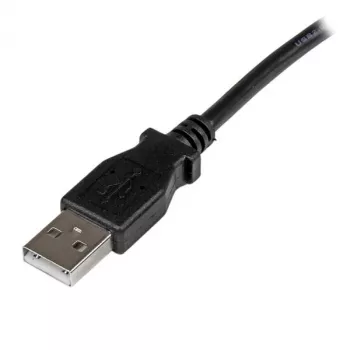 StarTech.com 2m USB 2.0 A to Left Angle B kabel - M/M, 2 m, USB A, USB B, USB 2.0, Męski/Męski, Czarny