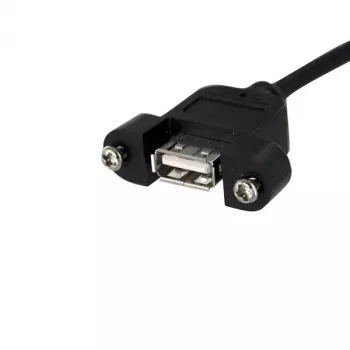 StarTech.com 3 ft Panel Mount USB kabel - USB A do złącza na płycie głównej F/F