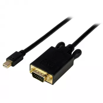 StarTech.com 6ft (2m) Kabel Mini DisplayPort do VGA - Aktywny adapter kablowya Mini DP do VGA - Wideo 1080p - mDP 1.2 lub Thunderbolt 1/2 Mac/PC do monitora/wyświetlacza VGA - Przewód konwertera