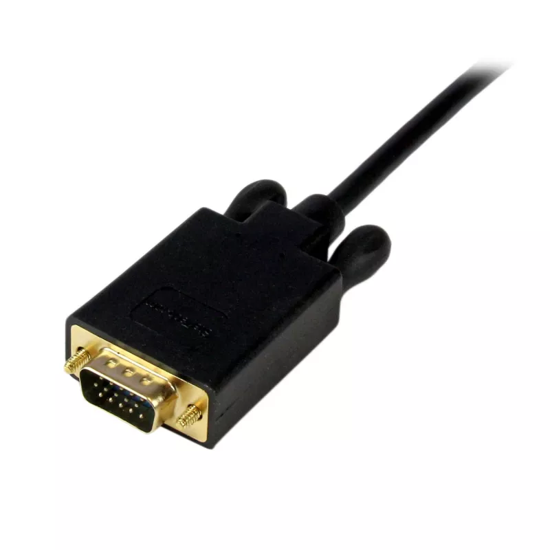 StarTech.com 6ft (2m) Kabel Mini DisplayPort do VGA - Aktywny adapter kablowya Mini DP do VGA - Wideo 1080p - mDP 1.2 lub Thunderbolt 1/2 Mac/PC do monitora/wyświetlacza VGA - Przewód konwertera
