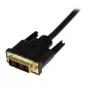 StarTech.com Kabel Mini HDMI do DVI 2 m (6,6 stopy) – Kabel DVI-D do HDMI (1920x1200p) – 19-pinowe złącze Mini HDMI męskie do DVI-D męskie – Cyfrowy kabel monitorowy/adapter M/M – Adapter Mini HDMI do DVI
