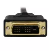 StarTech.com Kabel Mini HDMI do DVI 2 m (6,6 stopy) – Kabel DVI-D do HDMI (1920x1200p) – 19-pinowe złącze Mini HDMI męskie do DVI-D męskie – Cyfrowy kabel monitorowy/adapter M/M – Adapter Mini HDMI do DVI