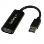 StarTech.com USB 3.0 do VGA Adapter, USB na VGA Konwerter Monitora dla Windows, cienki (brak wsparcia dla macOS/ChromeOS/Linux) - TAA