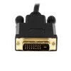 StarTech.com 3ft (1m) Kabel DisplayPort na DVI – wideo 1080p – aktywny adapter kablowya DisplayPort na DVI – konwerter kabla DisplayPort na DVI-D Single Link – kabel monitorowy DP 1.2 na DVI