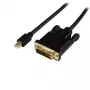 StarTech.com 1,8 m kabel Mini DisplayPort do DVI – Aktywny adapter Mini DP do DVI – Wideo 1080p – mDP 1.2 na DVI-D Single Link – mDP lub Thunderbolt 1/2 Mac/PC do monitora DVI