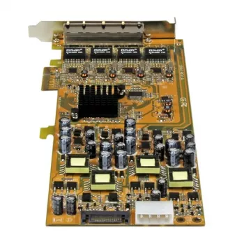 StarTech.com 4-portowa karta sieciowa Gigabit Power over Ethernet PCIe - PSE / PoE PCI Express NIC - TAA