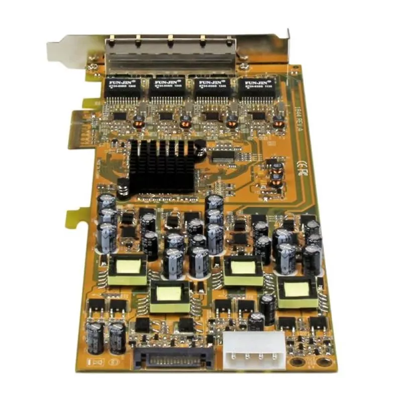 StarTech.com 4-portowa karta sieciowa Gigabit Power over Ethernet PCIe - PSE / PoE PCI Express NIC - TAA