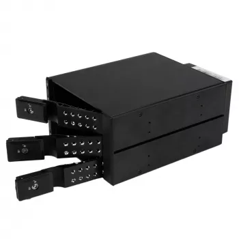StarTech.com 3-kieszeniowa aluminiowa beztackowa ramka backplane do hot swap dla dysków 3,5 inch SAS II/SATA III - 6 Gb/s HDD