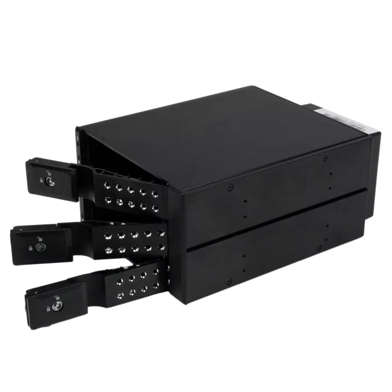 StarTech.com 3-kieszeniowa aluminiowa beztackowa ramka backplane do hot swap dla dysków 3,5 inch SAS II/SATA III - 6 Gb/s HDD