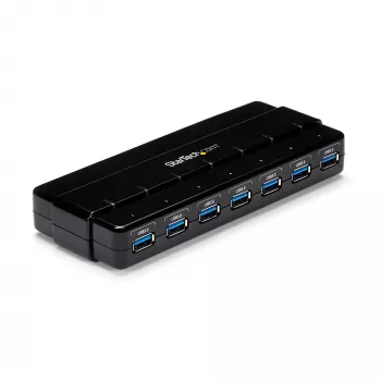 StarTech.com 7-portowy hub USB 3.0 – stacjonarny ~ 7-portowy hub USB 3.0 (5 Gb/s) – stacjonarny