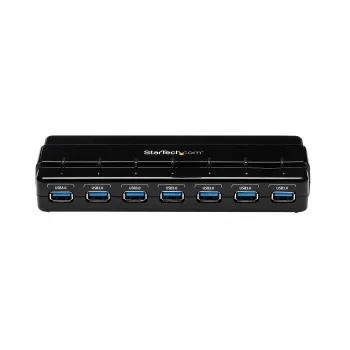 StarTech.com 7-portowy hub USB 3.0 – stacjonarny ~ 7-portowy hub USB 3.0 (5 Gb/s) – stacjonarny