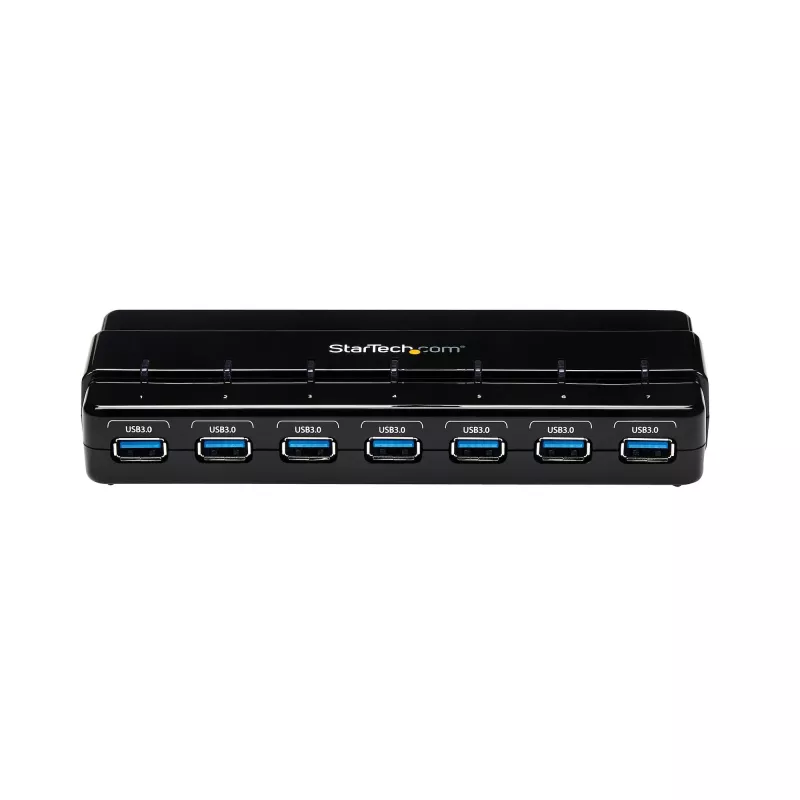 StarTech.com 7-portowy hub USB 3.0 – stacjonarny ~ 7-portowy hub USB 3.0 (5 Gb/s) – stacjonarny