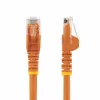 Kabel Ethernet StarTech.com 3 m CAT6 – Pomarańczowy przewód Gigabit Ethernet CAT 6 – 250 MHz, 100 W PoE, RJ45 UTP, kabel sieciowy/krosowy, bez zaczepów, z odciążeniem, testowany indywidualnie