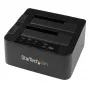 StarTech.com Dwukieszeniowy duplikator dysków twardych, samodzielny klon/kopiarka HDD/SSD SATA III 2.5/3.5 inch, stacja dokująca z USB 3.0 (5 Gb/s) / eSATA