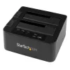StarTech.com Dwukieszeniowy duplikator dysków twardych, samodzielny klon/kopiarka HDD/SSD SATA III 2.5/3.5 inch, stacja dokująca z USB 3.0 (5 Gb/s) / eSATA