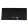 Stacja dokująca do dysków twardych StarTech.com Dual-Bay USB 3.0 / eSATA na SATA, dok USB do dysków twardych, zewnętrzna stacja dokująca do dysków SSD/HDD 2.5/3.5 cala SATA I/II/III, zatoki z funkcją hot-swap, ładowanie od góry
