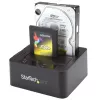 Stacja dokująca do dysków twardych StarTech.com Dual-Bay USB 3.0 / eSATA na SATA, dok USB do dysków twardych, zewnętrzna stacja dokująca do dysków SSD/HDD 2.5/3.5 cala SATA I/II/III, zatoki z funkcją hot-swap, ładowanie od góry