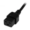 StarTech.com 2m (6ft) komputerowy kabel zasilający, 16AWG, EU Schuko do C19, 16A 250V, czarny zamienny kabel zasilający AC, kabel zasilający do drukarki, kabel zasilający do PC, kabel zasilający do monitora – atest UL