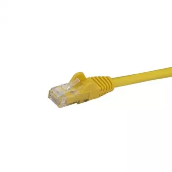 StarTech.com 1m CAT6 Ethernet kabel - żółty CAT 6 Gigabit Ethernet Wire -250MHz 100W PoE RJ45 UTP sieciowy/Patch Cord Snagless w/Strain Relief Individually Tested