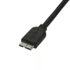 StarTech.com cienki Micro USB 3.0 kabel - M/M - 0.5m (20in), 0,5 m, USB A, Micro-USB B, USB 3.2 Gen 1 (3.1 Gen 1), Męski/Męski, Czarny