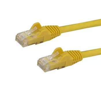 StarTech.com 2m CAT6 Kabel Ethernet - Żółty CAT 6 Gigabit Ethernet Wire -250MHz 100W PoE RJ45 UTP Kabel sieciowy/krosowy bez zaczepów z odciążeniem Indywidualnie testowany
