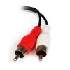 StarTech.com 6in Stereo Audio kabel - 3.5mm Female to 2x RCA Male