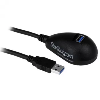 StarTech.com 5 ft Czarny Desktop SuperSpeed USB 3.0 Extension kabel - A do A M/F