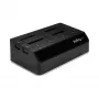 Stacja dokująca dla dysków twardych StarTech.com 4-kieszeniowa USB 3.0 do SATA, dok do dysków twardych USB, zewnętrzna stacja dokująca dla dysków SSD/HDD 2,5/3,5 cala SATA III, kieszeń na dyski twarde z możliwością wymiany podczas pracy, ładowanie od góry
