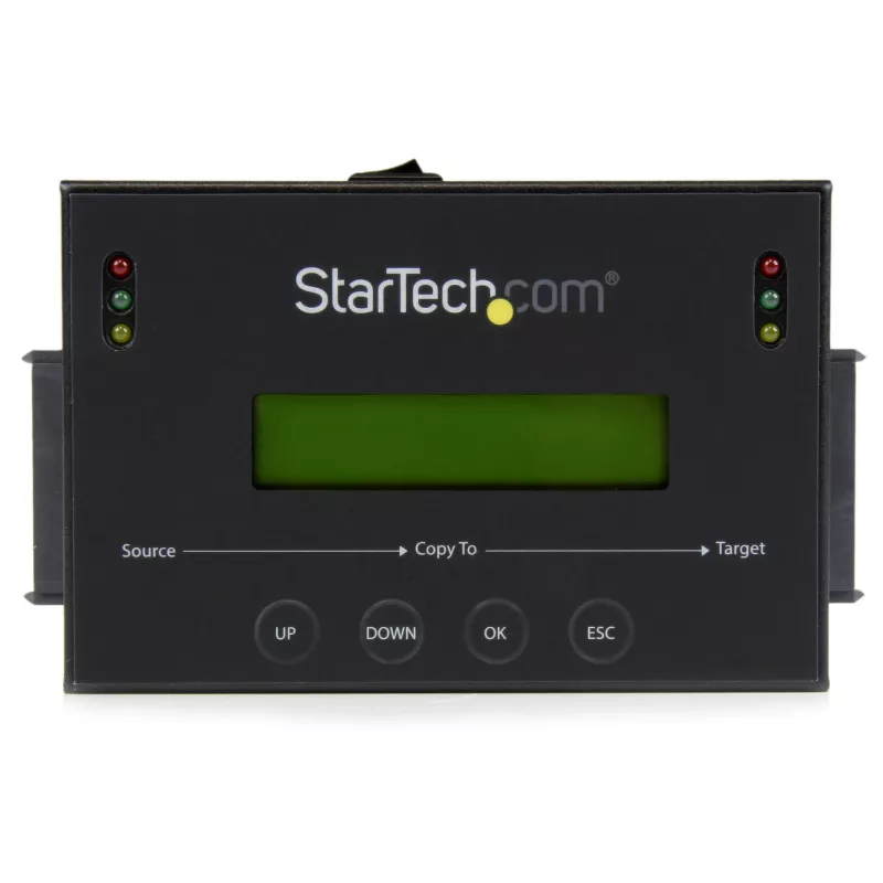 StarTech.com Samodzielny duplikator dysków twardych 1:1 z menedżerem obrazów dysków do tworzenia kopii zapasowych i przywracania, przechowuje kilka obrazów dysków na jednym dysku SATA 2,5/3,5 cala, klonowanie HDD/SSD, nie wymaga komputera