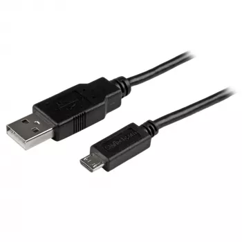 StarTech.com Kabel Micro-USB - M/M - 2m, 2 m, USB A, Micro-USB B, USB 2.0, 0.48 Gbit/s, Czarny