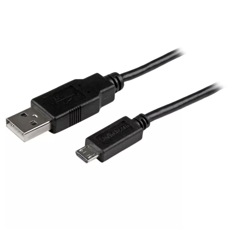 StarTech.com Kabel Micro-USB - M/M - 2m, 2 m, USB A, Micro-USB B, USB 2.0, 0.48 Gbit/s, Czarny