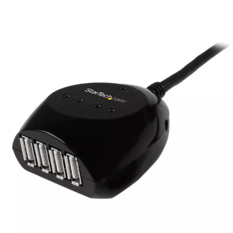 StarTech.com 15 m aktywny kabel USB 2.0 z 4-portowym hubem