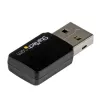 StarTech.com USB 2.0 AC600 Mini dwupasmowa bezprzewodowa karta sieciowa Wireless-AC - 1T1R adapter Wi-Fi 802.11ac