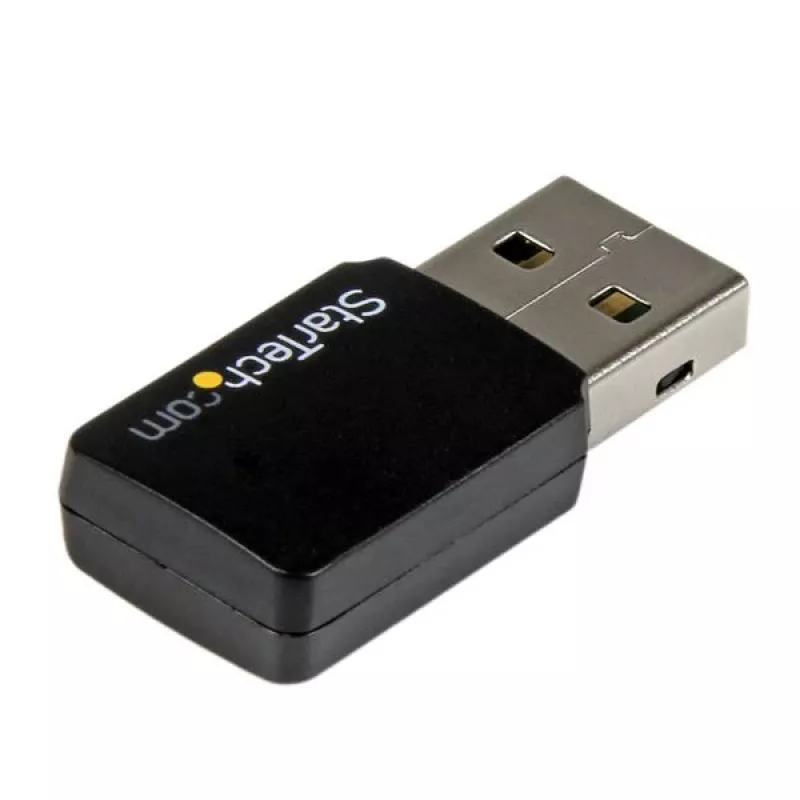 StarTech.com USB 2.0 AC600 Mini dwupasmowa bezprzewodowa karta sieciowa Wireless-AC - 1T1R adapter Wi-Fi 802.11ac
