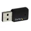 StarTech.com USB 2.0 AC600 Mini dwupasmowa bezprzewodowa karta sieciowa Wireless-AC - 1T1R adapter Wi-Fi 802.11ac