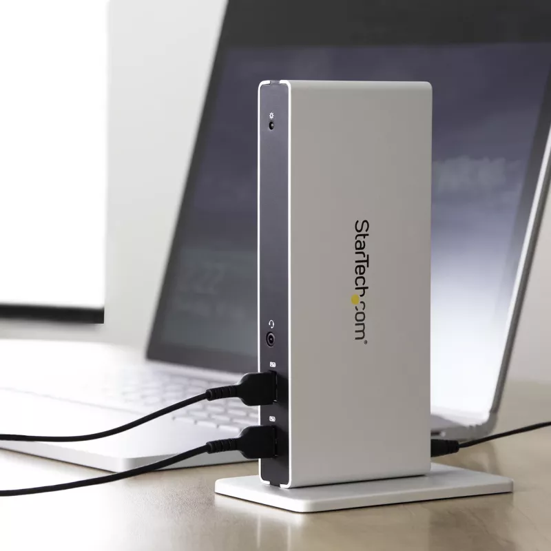 Stacja dokująca StarTech.com Dual-Monitor USB 3.0 z DVI i pionową podstawą