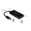 StarTech.com 3-Port Portable USB 3.0 Hub plus Gigabit Ethernet - ST3300GU3B