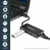 StarTech.com 3-Port Portable USB 3.0 Hub plus Gigabit Ethernet - ST3300GU3B