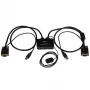 StarTech.com 2-portowy kabel VGA USB KVM Switch - zasilany przez USB z przełącznikiem zdalnym