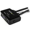 StarTech.com 2-portowy kabel VGA USB KVM Switch - zasilany przez USB z przełącznikiem zdalnym