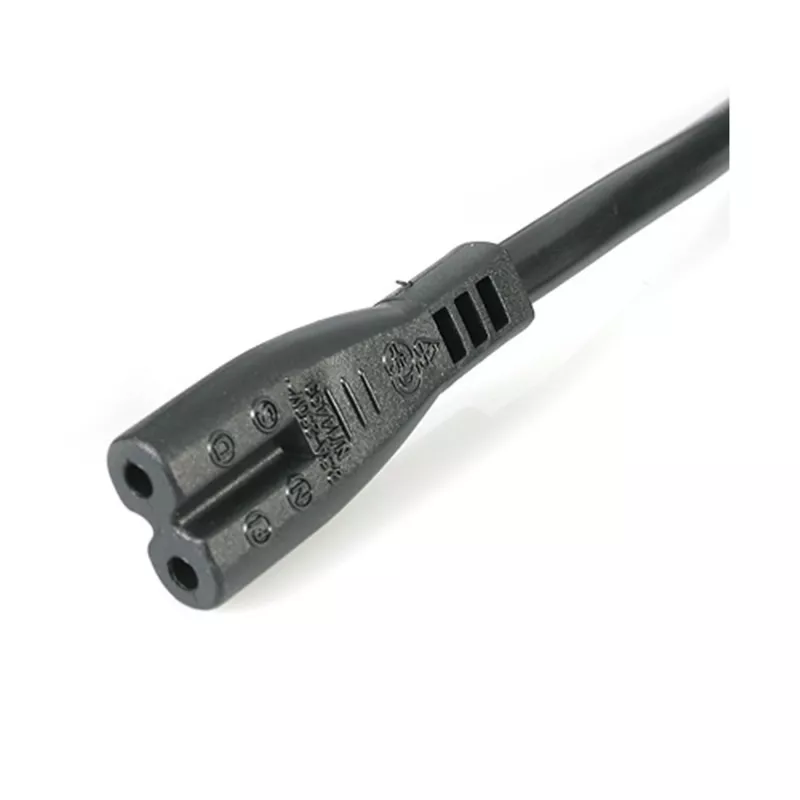 StarTech.com 3ft (1m) kabel zasilający do laptopa UK, BS 1363 na C7, 2,5 A 250 V, 18AWG, czarny, kabel zapasowy do laptopa UK, kabel zasilający do drukarki, kabel do ładowarki laptopa, kabel do zasilacza laptopa