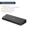 StarTech.com USB 3.0 Docking Station Dual Monitor z HDMI i 4K DisplayPort – USB 3.0 do 4x USB-A, Ethernet, HDMI i DP – Uniwersalna stacja dokująca USB Type A do laptopów dla Mac i Windows