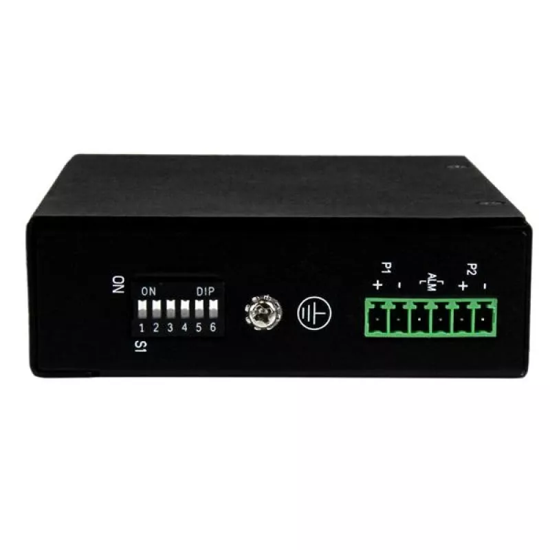 StarTech.com 5-portowy niezarządzalny przemysłowy przełącznik Gigabit Ethernet - montaż na szynie DIN / ścianie