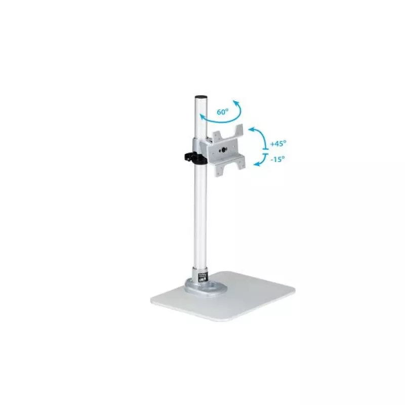 Stojak pod pojedynczy monitor StarTech.com - Regulowany - Stalowy - Srebrny