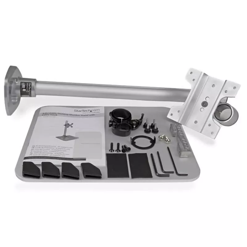 Stojak pod pojedynczy monitor StarTech.com - Regulowany - Stalowy - Srebrny