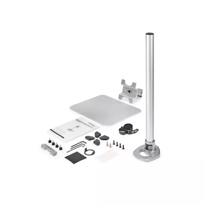 Stojak pod pojedynczy monitor StarTech.com - Regulowany - Stalowy - Srebrny