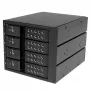 StarTech.com 4-zatokowa aluminiowa beztackowa płyta montażowa hot swap do 4 dysków twardych 3,5 inch SAS II/SATA III - 6 Gb/s HDD
